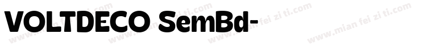VOLTDECO SemBd字体转换
